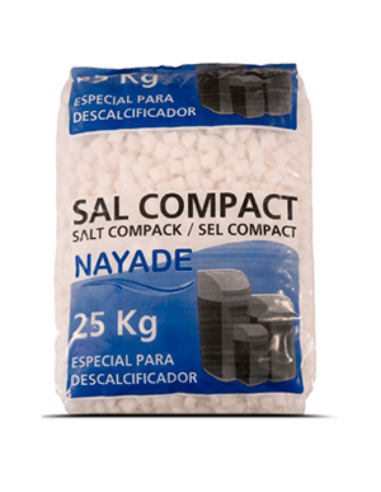 Sal compacta para descalcificador - Nayade